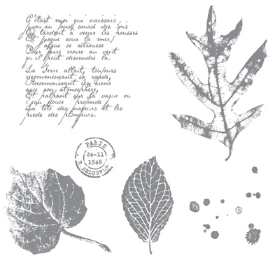French Foliage Stamp Set